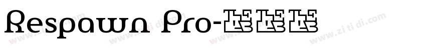 Respawn Pro字体转换